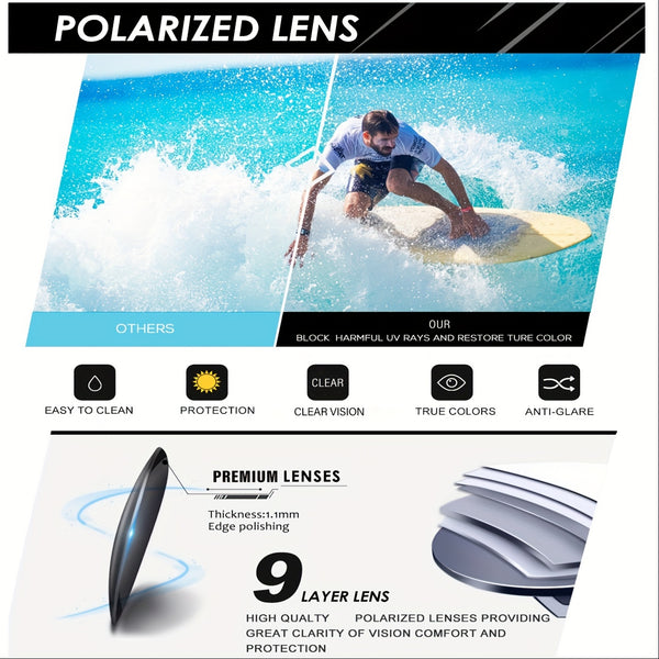 JOLLYNOVA Polarized Classic Sports Sunglasses