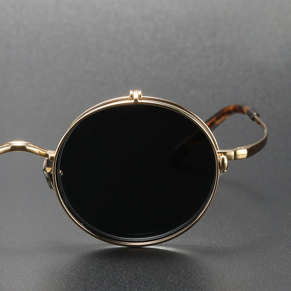 Orson Titanium Vintage Oval Eyeglasses Frames