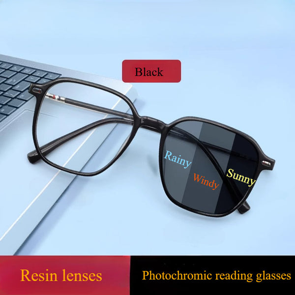 High-definition intelligent color-changing anti-fog reading glasses
