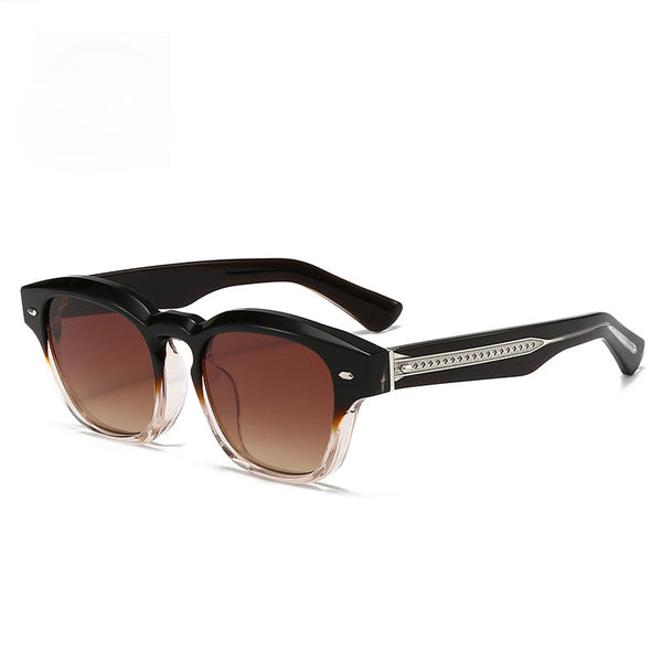 Yvan Premium Series Retro Square Acetate Sunglasses