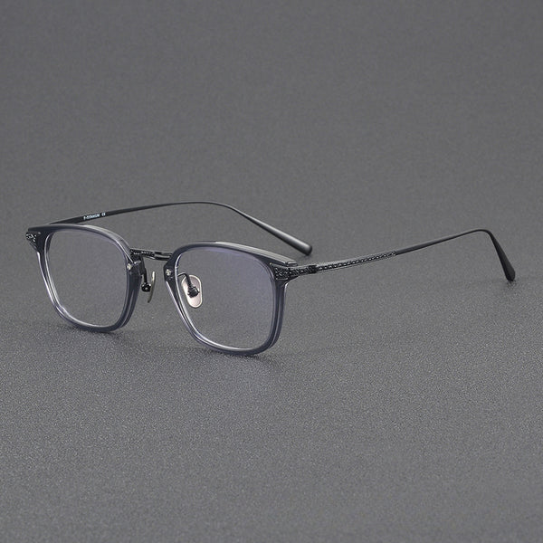 Kevin Retro Square Titanium Glasses Frame