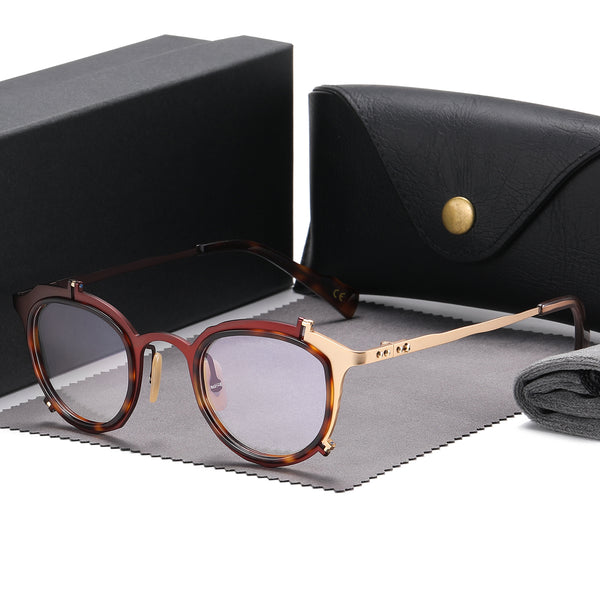 Wren Titanium Retro Hand Made Glasses Frame