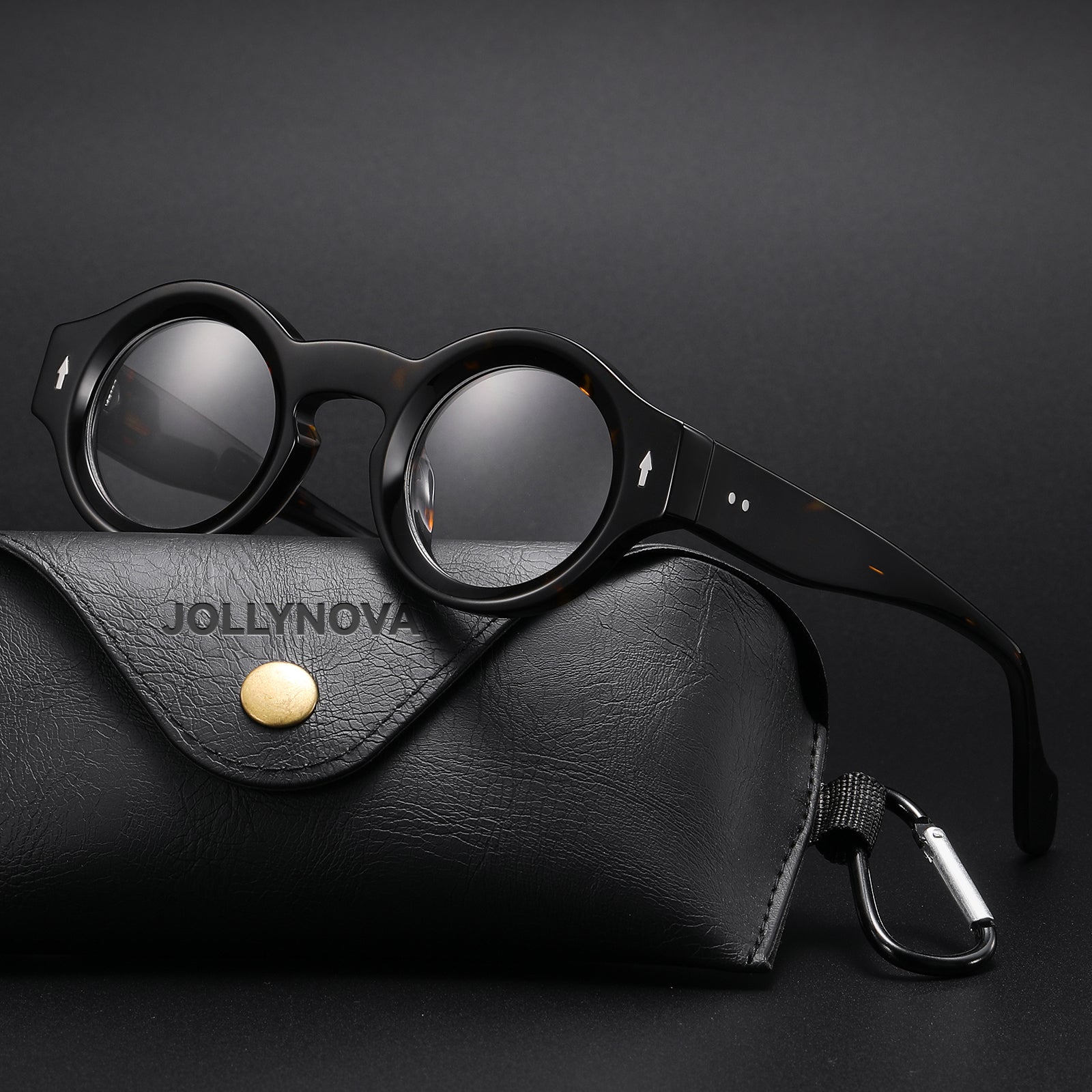 Yuki Vintage Acetate Round Glasses Frame – Jollynova