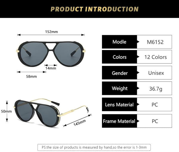 JOLLYNOVA New High quality metal Sunglasses