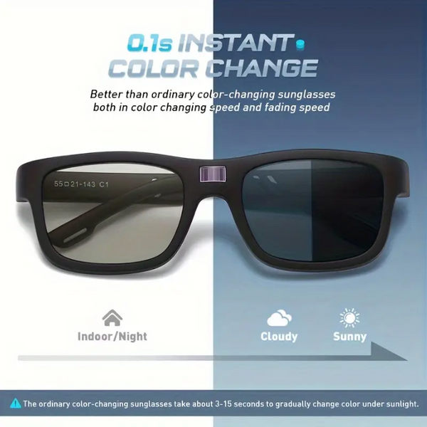 Jollynova 0.1s auto smart sunglasses UV400 polarized glasses