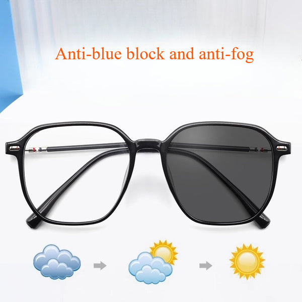 High-definition intelligent color-changing anti-fog reading glasses