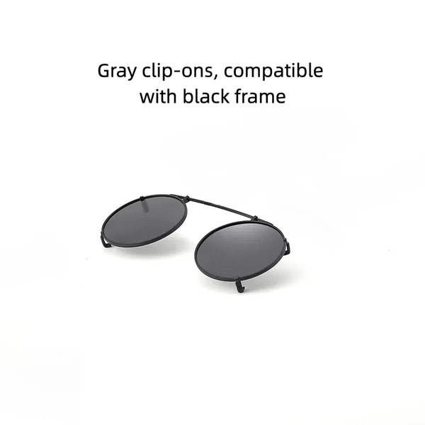 Monroe Titanium Round Glasses Frame