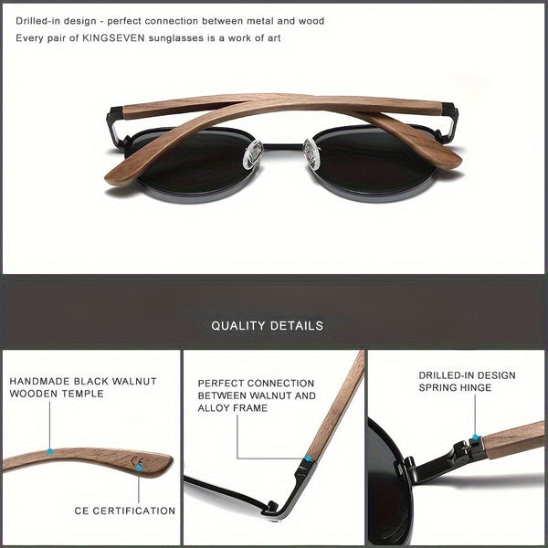 JOLLYNOVA Polarized Mirror Lens Steampunk Style