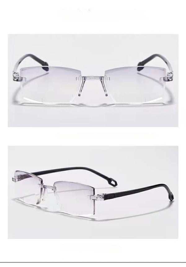 Anti blue light intelligent zoom reading glasses