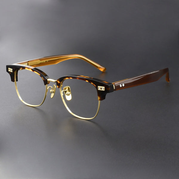 Lang Retro Square Titanium Glasses Frame