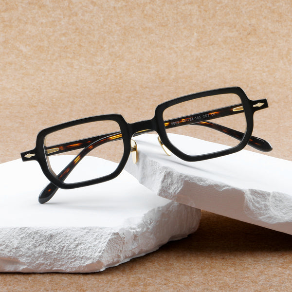 Gibbon Retro Rectangle Glasses Frame