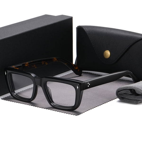 Majeed Retro Rectangle Acetate Glasses Frame
