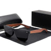 Men Natural Wooden Polarized Sunglasses