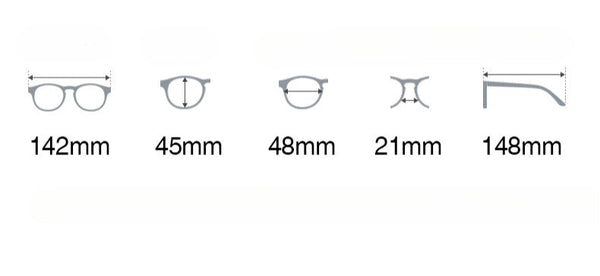 Arvid Retro Oval Titanium Glasses Frame