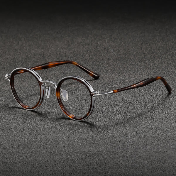Tate Vintage Round Acetate Glasses Frame