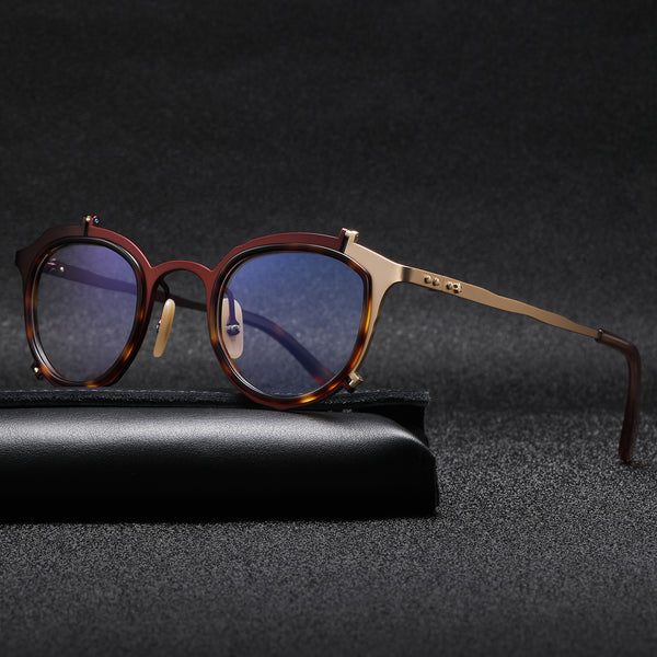 Wren Titanium Retro Hand Made Glasses Frame