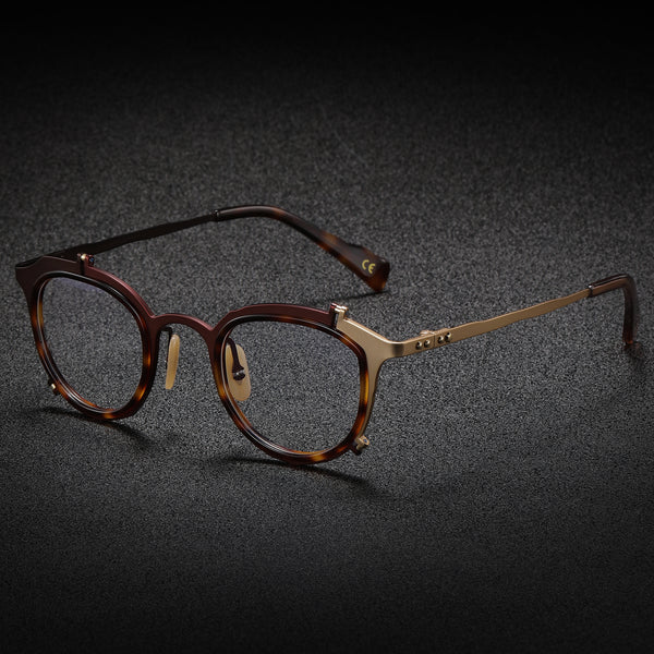 Wren Titanium Retro Hand Made Glasses Frame