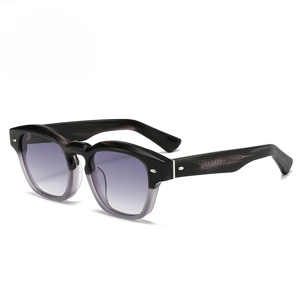 Yvan Premium Series Retro Square Acetate Sunglasses