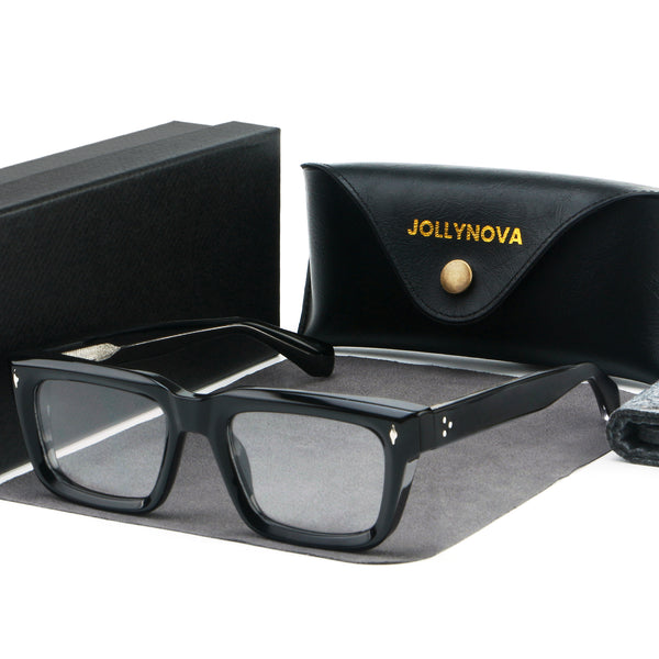 Majeed Retro Rectangle Acetate Glasses Frame