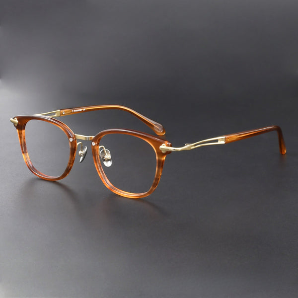 Mott Retro Square Titanium Glasses Frame