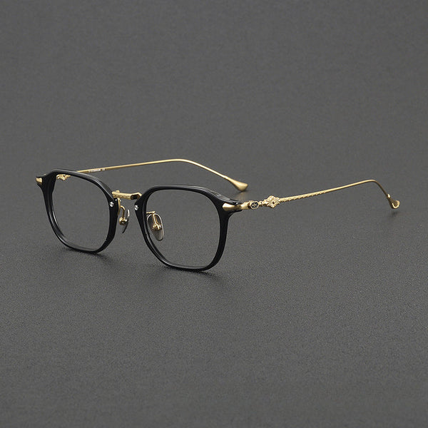 Soule Vintage Titanium Oval Glasses Frame