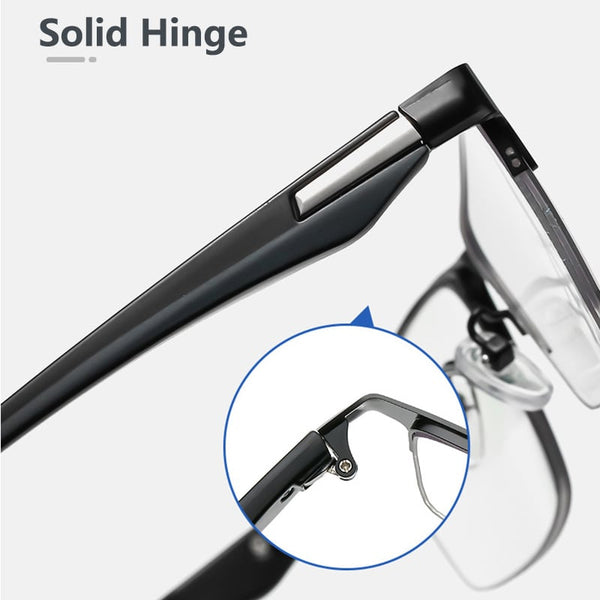FASHION TITANIUM ULTRA-LIGHT SHOCKPROOF IMPACT-RESISTANT TRANSFORMATIVE READING GLASSES
