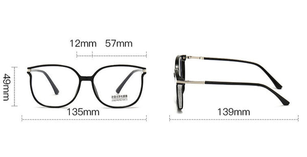 Flash Diamond Square Glasses