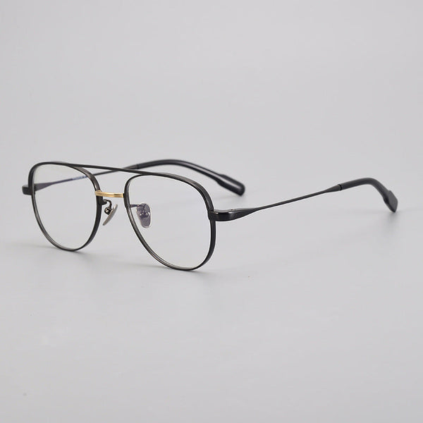 Moyer Double Beam Fashion Titanium Glasses Frame