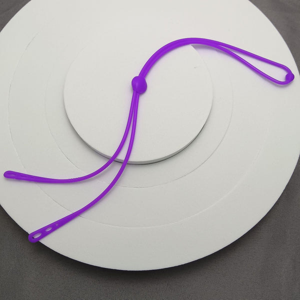 Three-hole buckle glasses rope silicone anti-skid and anti-drop multi-color optional
