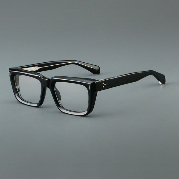 Majeed Retro Rectangle Acetate Glasses Frame