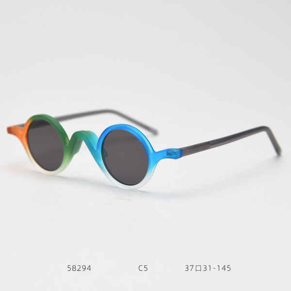 Zak Premium Series Retro Round TR90 Sunglasses