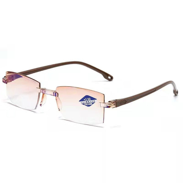 Anti blue light intelligent zoom reading glasses