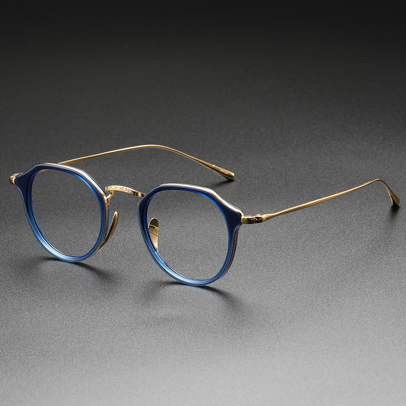 Draz Titanium Vintage Geometric Eyeglasses Frames – Jollynova