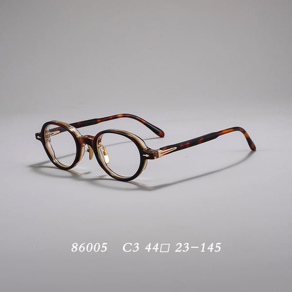 Rau Vintage Oval Acetate Glasses Frame