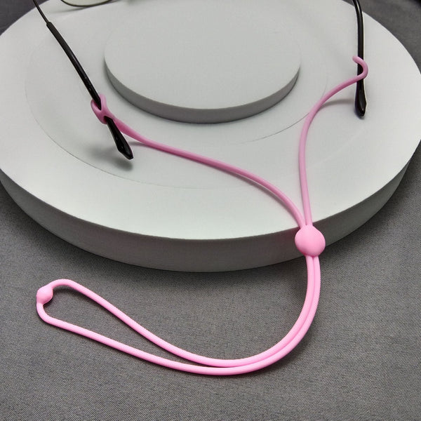 Three-hole buckle glasses rope silicone anti-skid and anti-drop multi-color optional