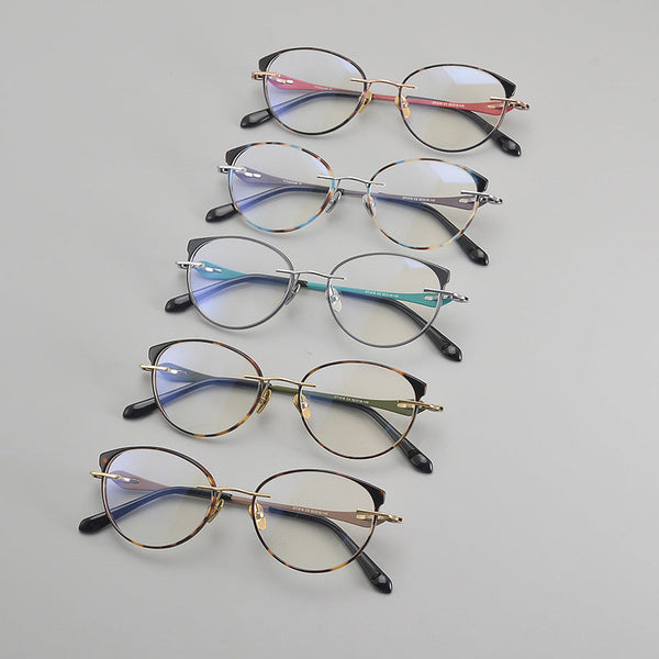 Sherry Versatile Cat Eye Acetate Glasses Frame
