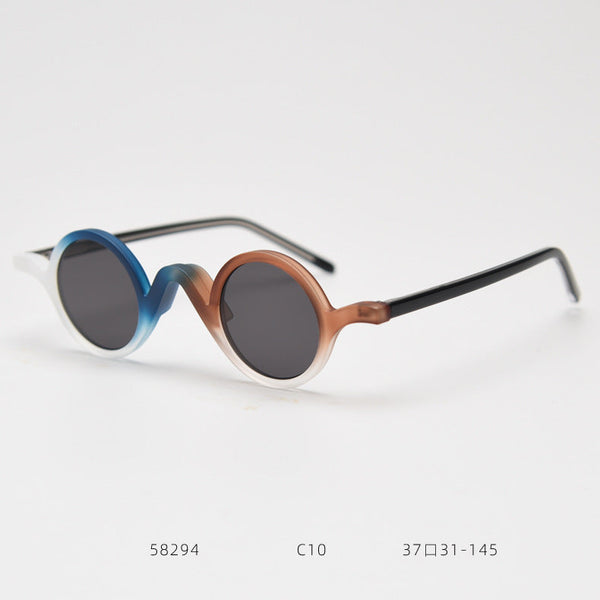 Zak Premium Series Retro Round TR90 Sunglasses