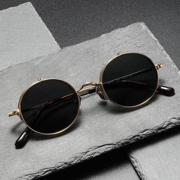 Orson Titanium Vintage Oval Eyeglasses Frames