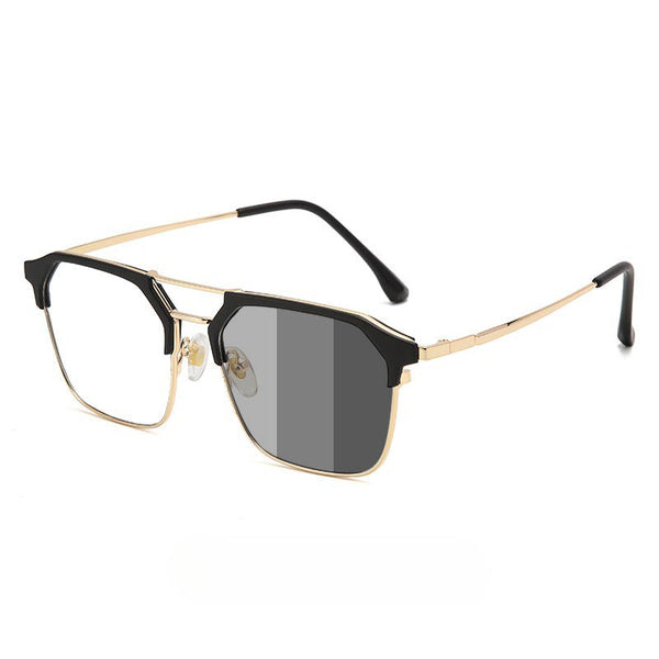 Fashion Anti-blue light Smart Photochromic Myopia Presbyopia Reading Glasses