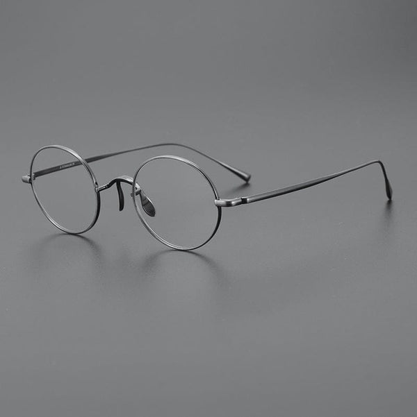 Biron Vintage Round Titanium Eyeglasses Frame