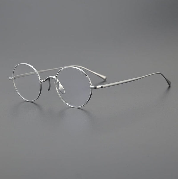 Biron Vintage Round Titanium Eyeglasses Frame