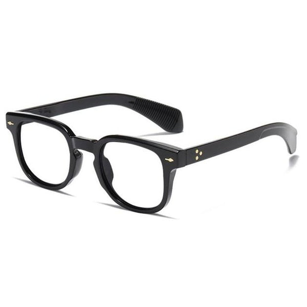 Bruce Vintage Rivet Square Glasses Frame