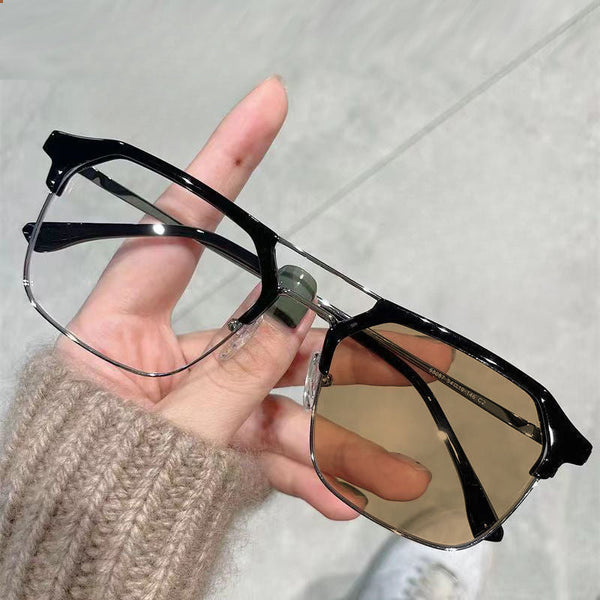 Fashion Anti-blue light Smart Photochromic Myopia Presbyopia Reading Glasses