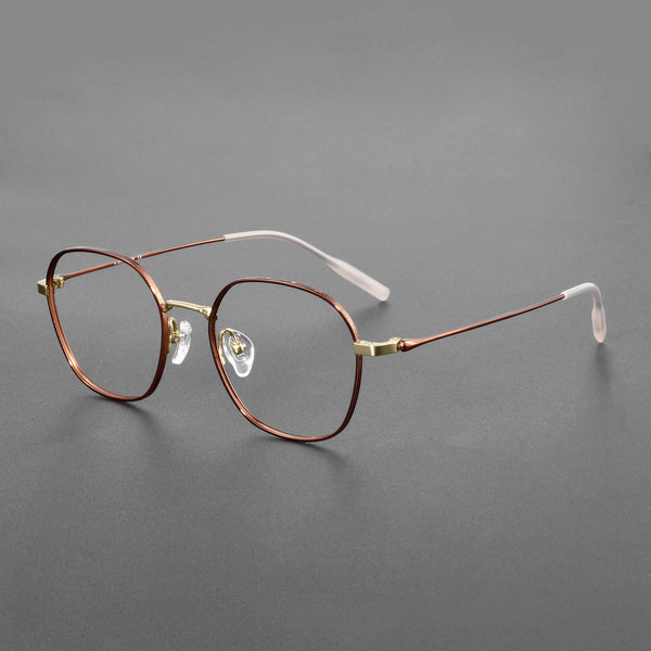 Senn Retro Square Titanium Glasses Frame