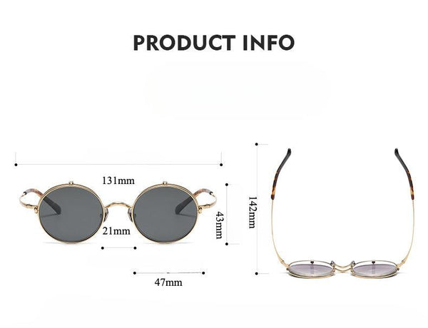 Orson Titanium Vintage Oval Eyeglasses Frames