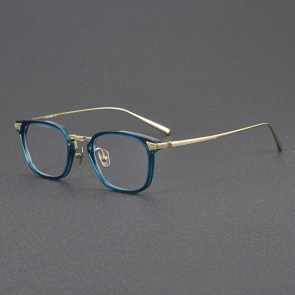 Kevin Retro Square Titanium Glasses Frame