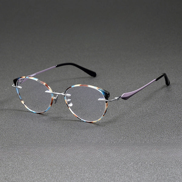 Sherry Versatile Cat Eye Acetate Glasses Frame