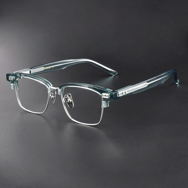 New 999.9 The same M-91 imported plate eyebrow frame glasses frame Shenzhen wholesale male, can be equipped with anti-blue light film