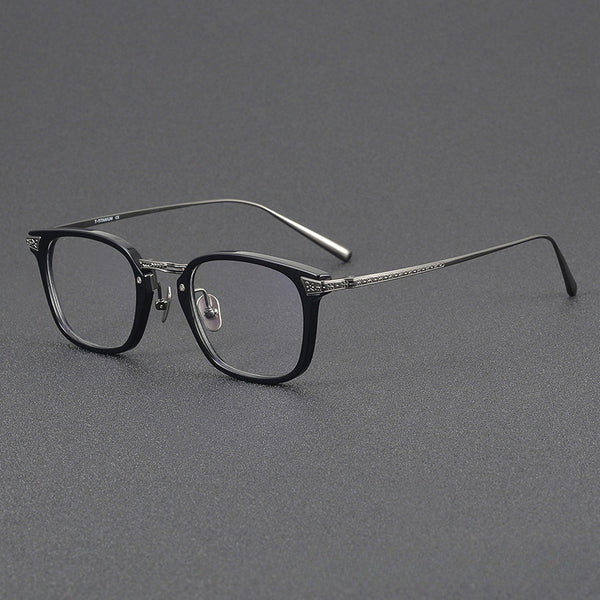Kevin Retro Square Titanium Glasses Frame