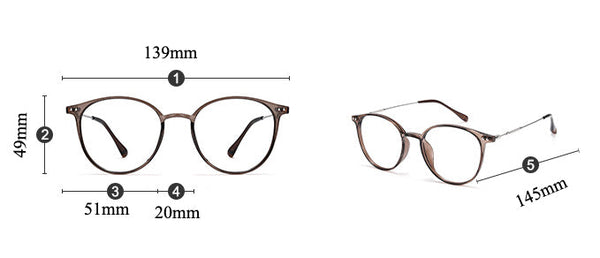 TR90 Round Glasses Frames BZ9531